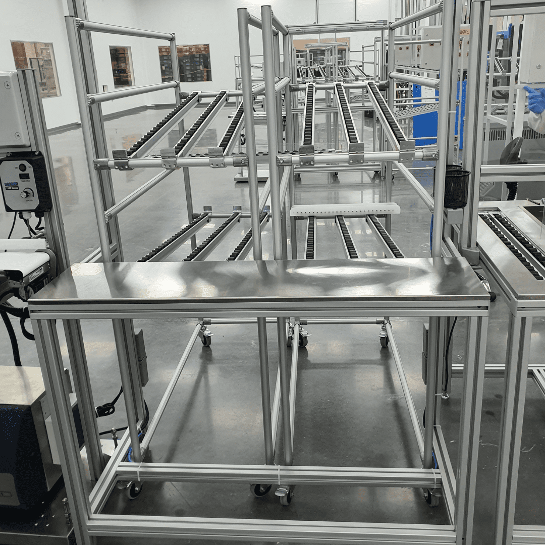 Estantería en aluminio perfilado Bosch